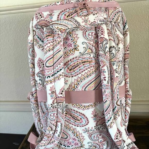Vera Bradley Featherweight Travel Backpack in Sand Paisley - Picture 5 of 8